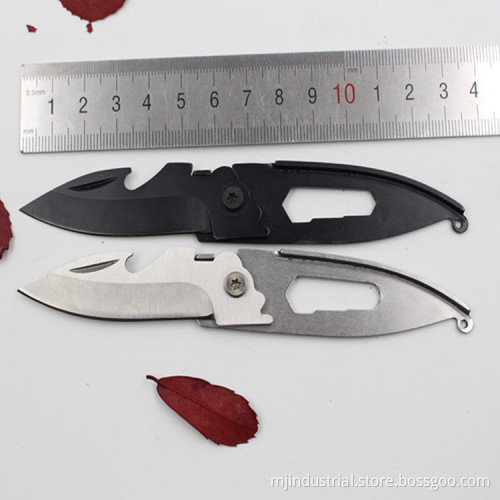Folding knife with stainless steel handle,Travelling survival folding knife